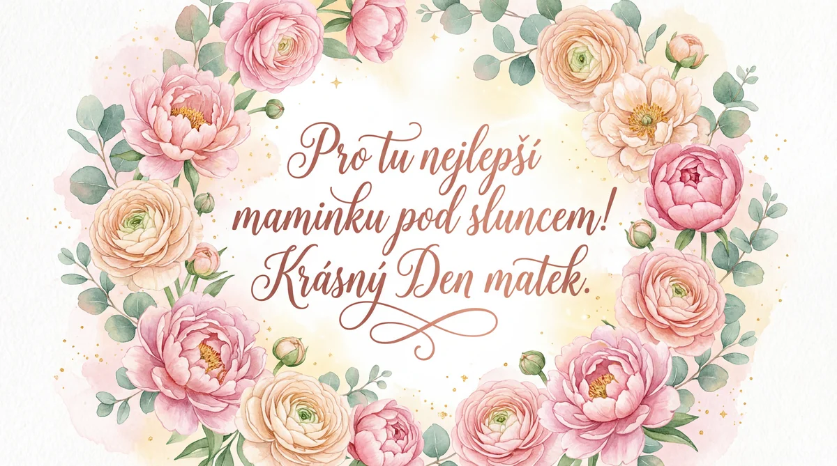 Přání ke Dni matek pro nejlepší maminku