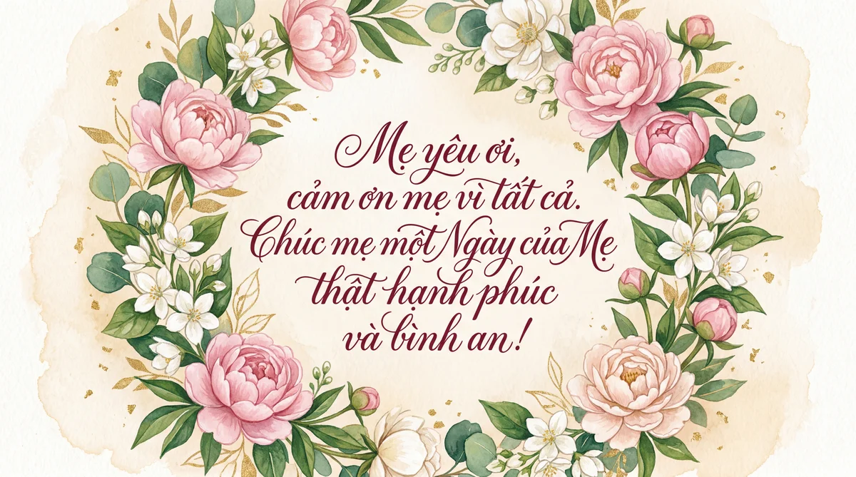 Lời chúc Ngày của Mẹ thật ý nghĩa cho mẹ yêu