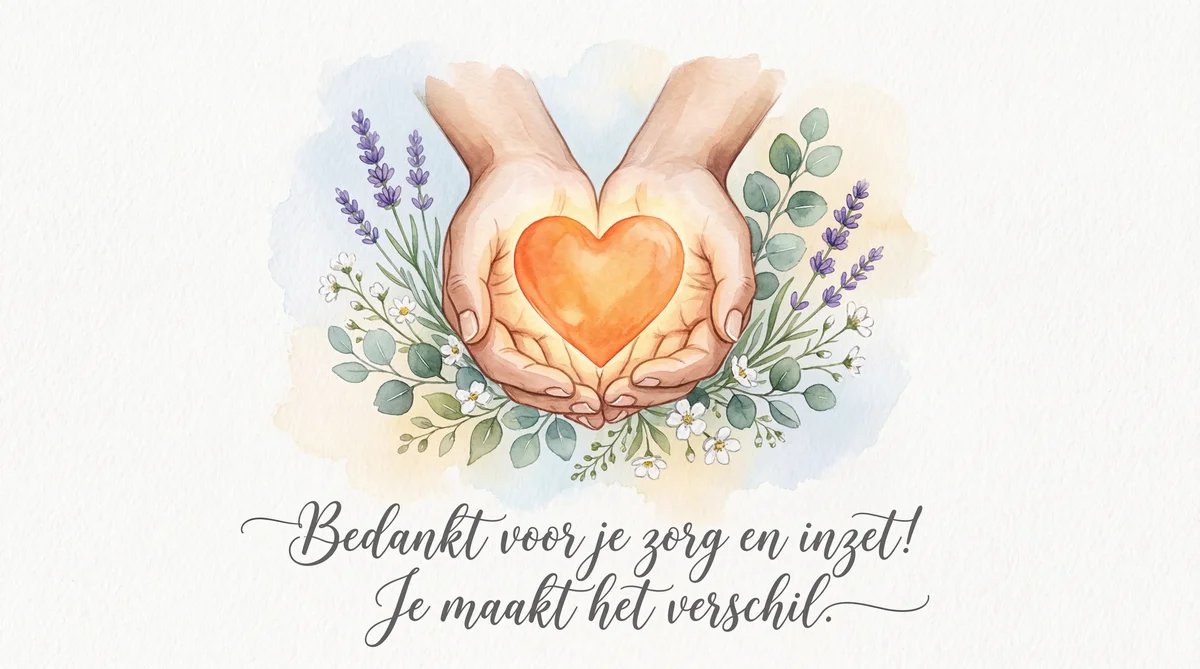 Bedankt voor je inzet op de Dag van de Zorg!
