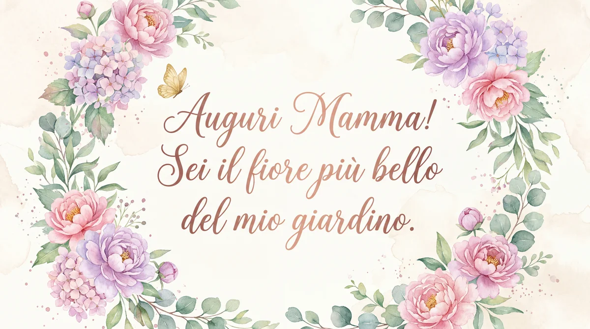 Biglietto di auguri per la Festa della Mamma