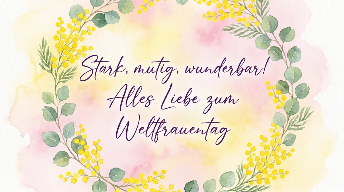 Glückwünsche zum Internationalen Frauentag