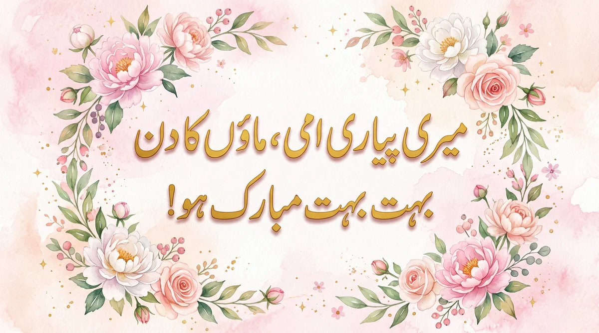 امی کے لیے ماؤں کے دن کا پیغام