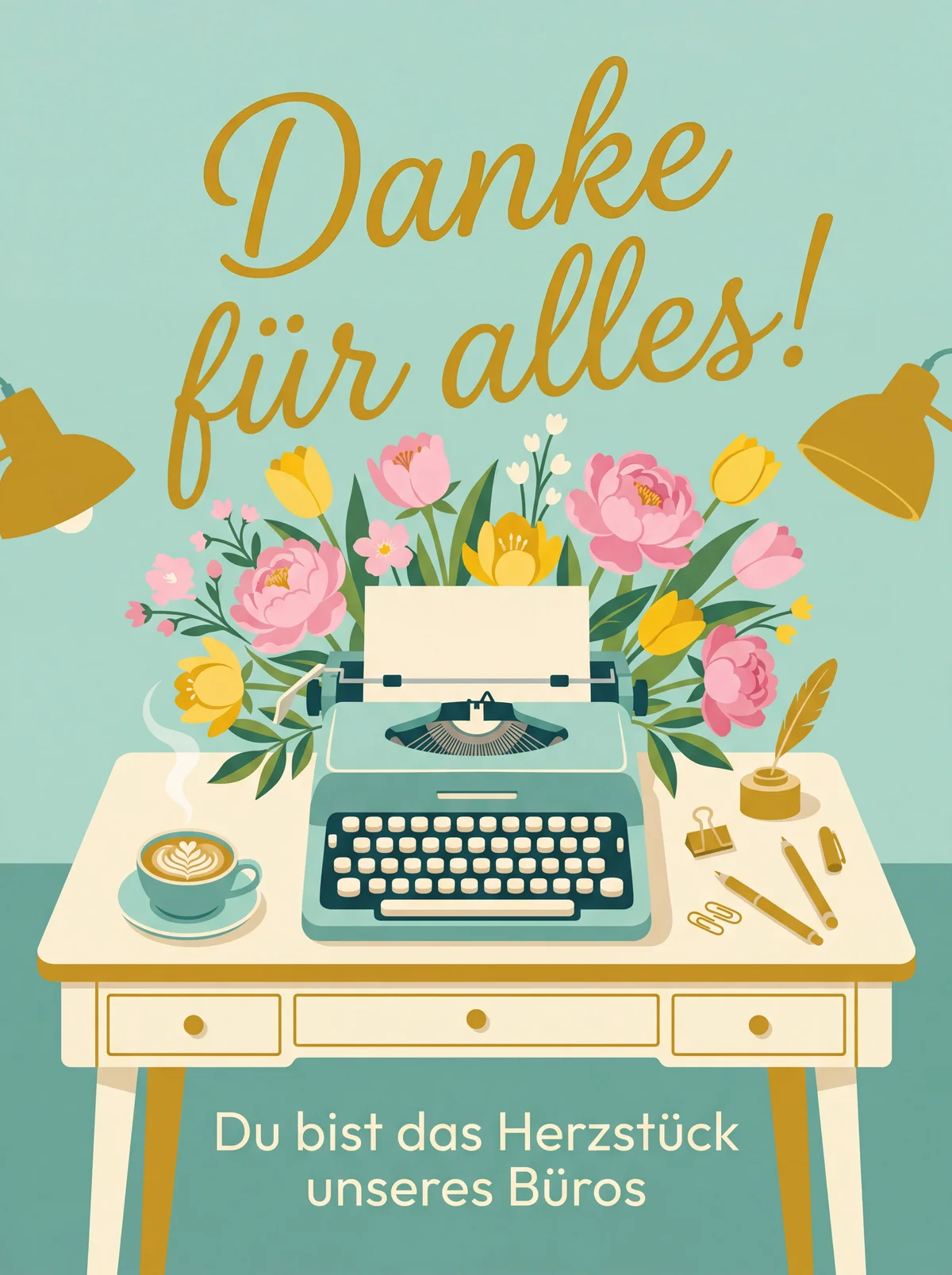 Glückwünsche zum Sekretärinnentag