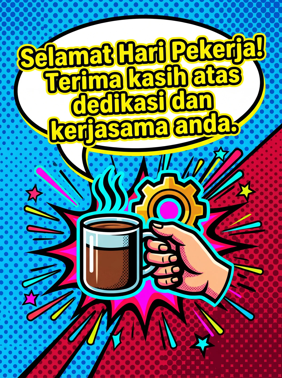 Ucapan Hari Pekerja untuk rakan sekerja