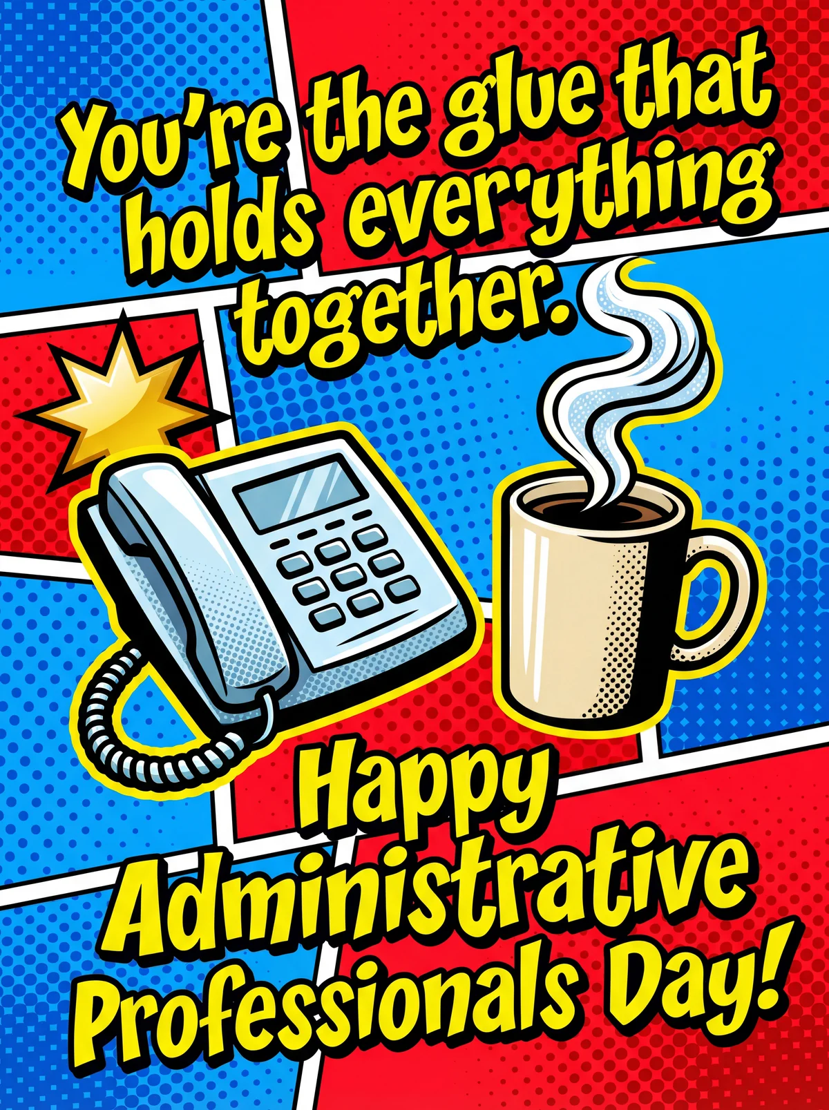 card message for Administrative Professionals Day