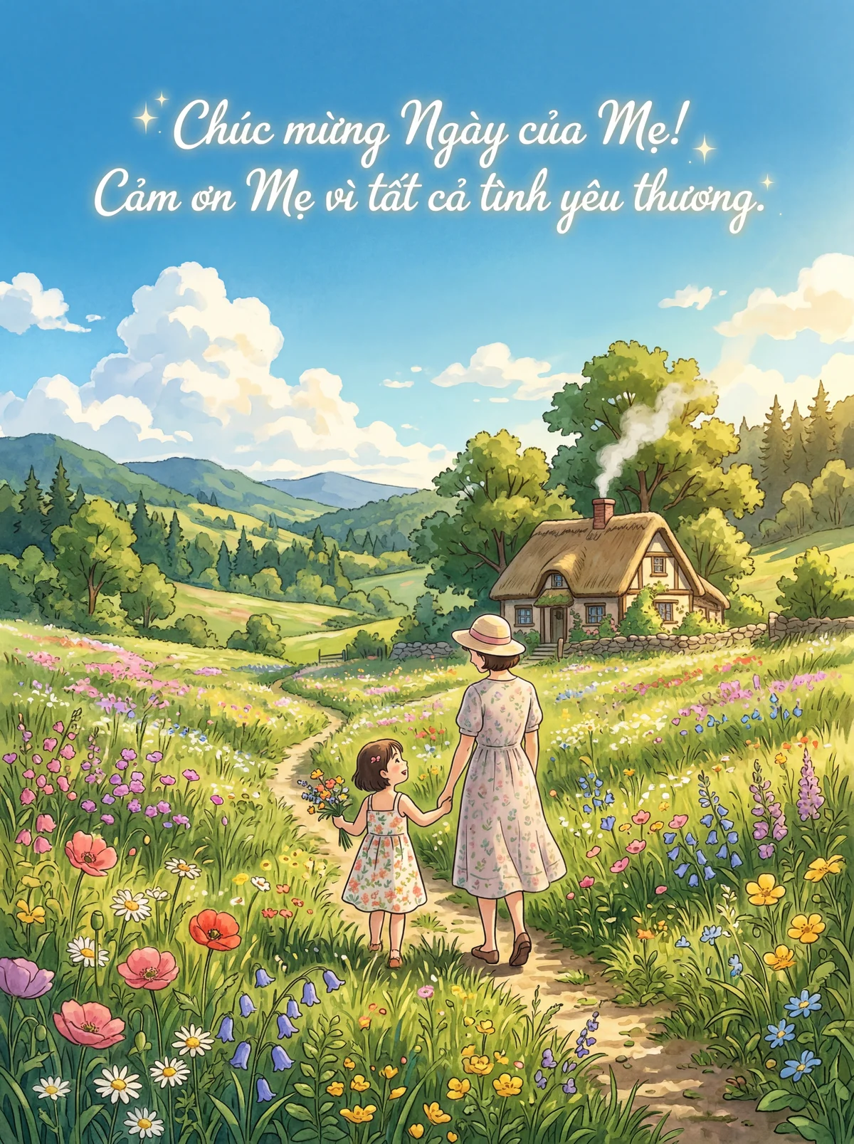 Thiệp chúc mừng Ngày của Mẹ