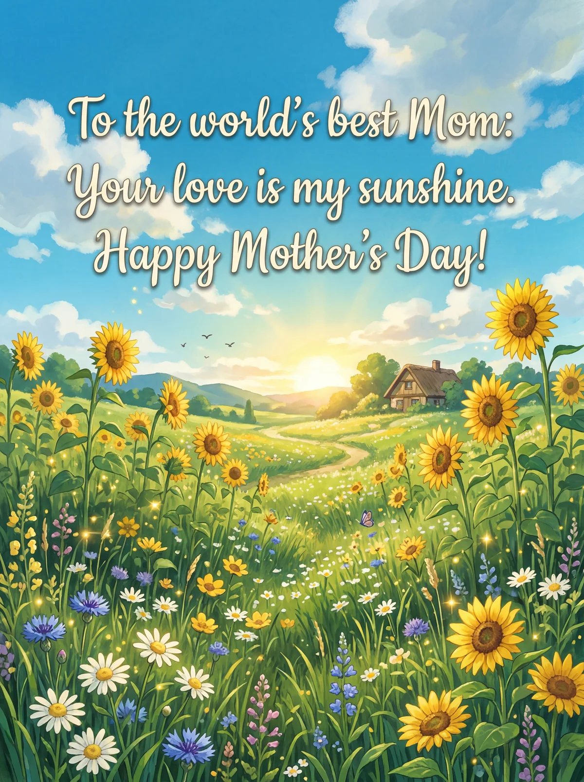 Happy Mother's Day greeting for my wonderful mom