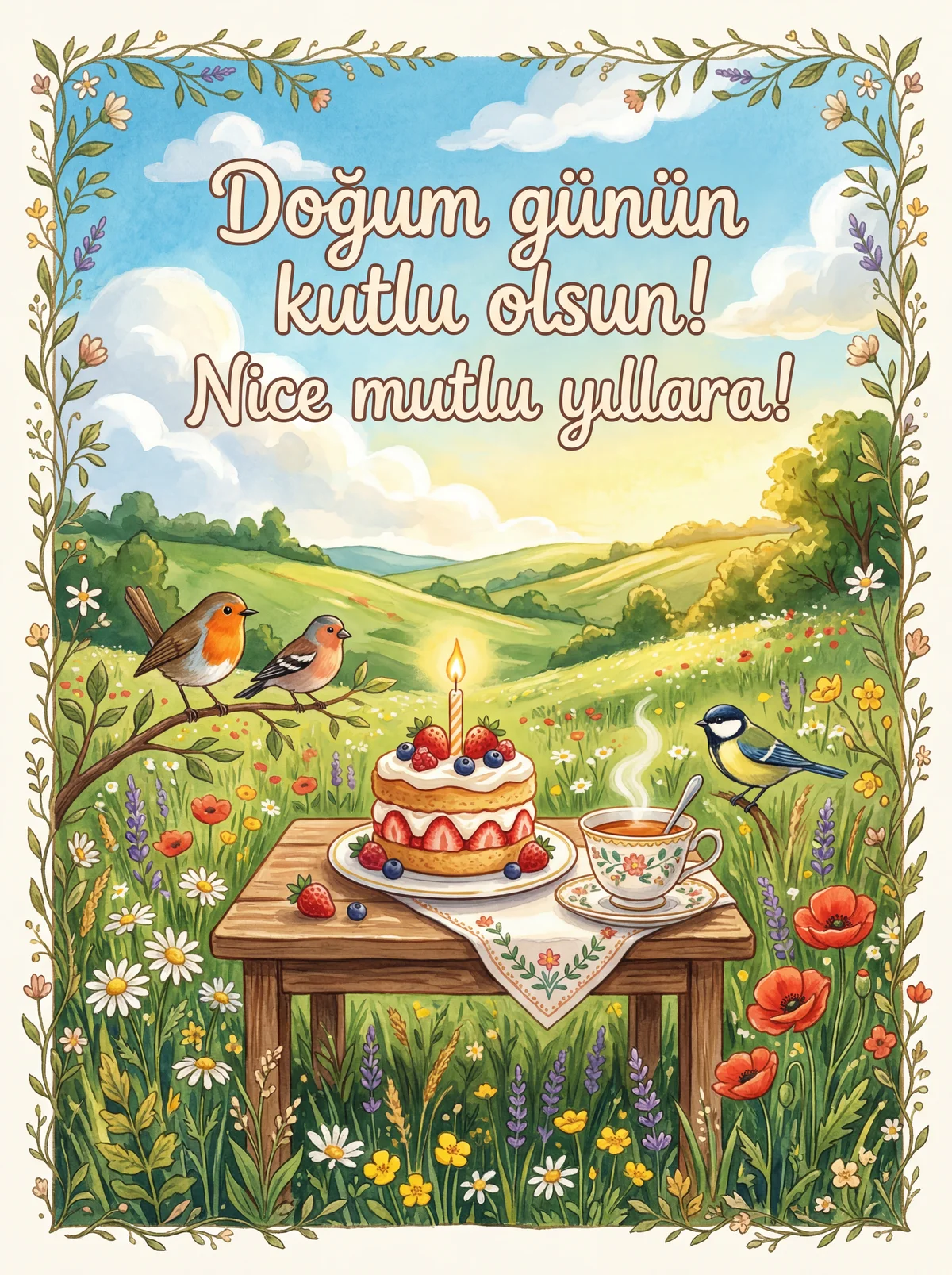 Doğum günün kutlu olsun! Nice mutlu yıllara!