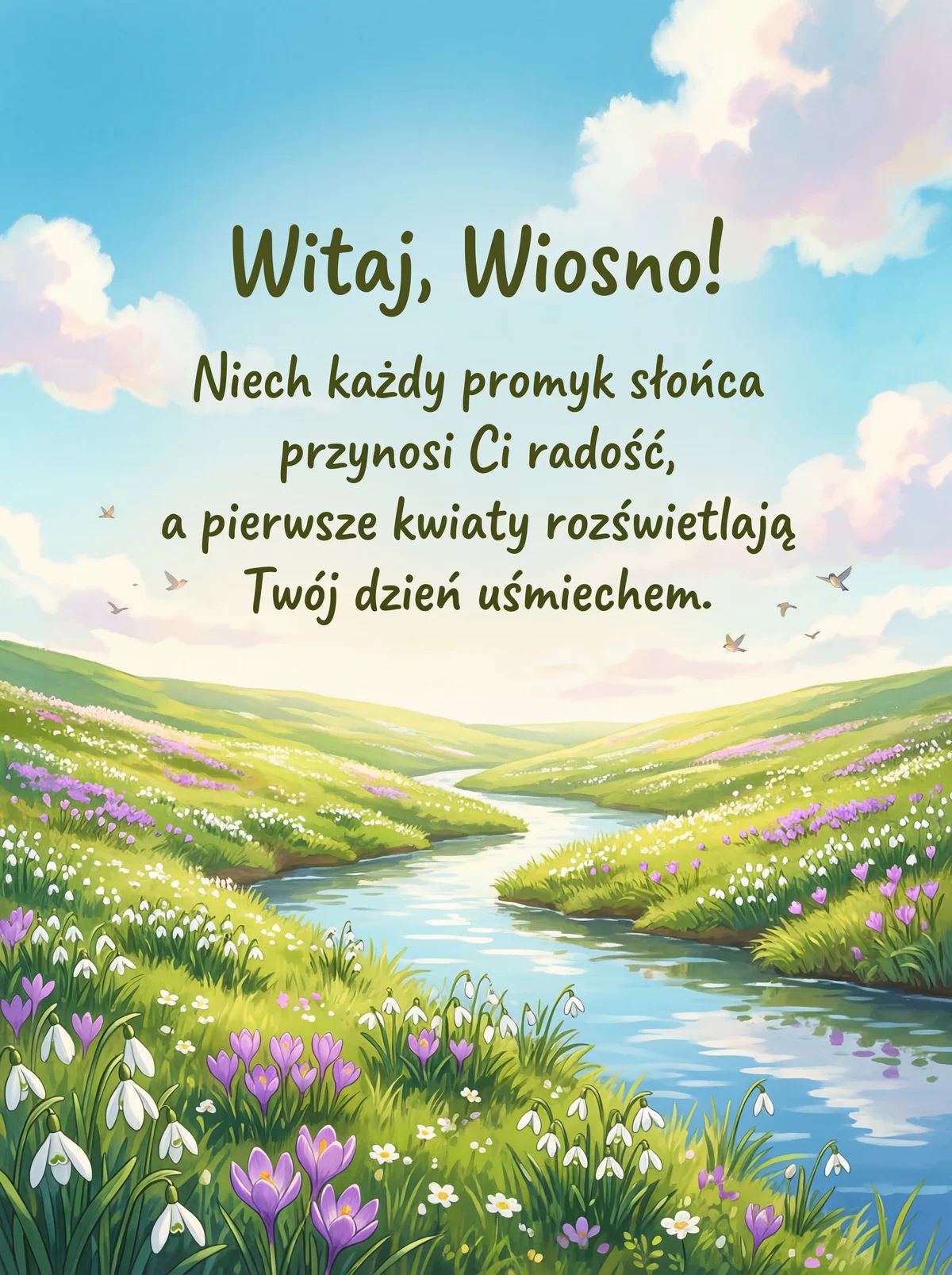 Wszystkiego dobrego z okazji Pierwszego Dnia Wiosny!