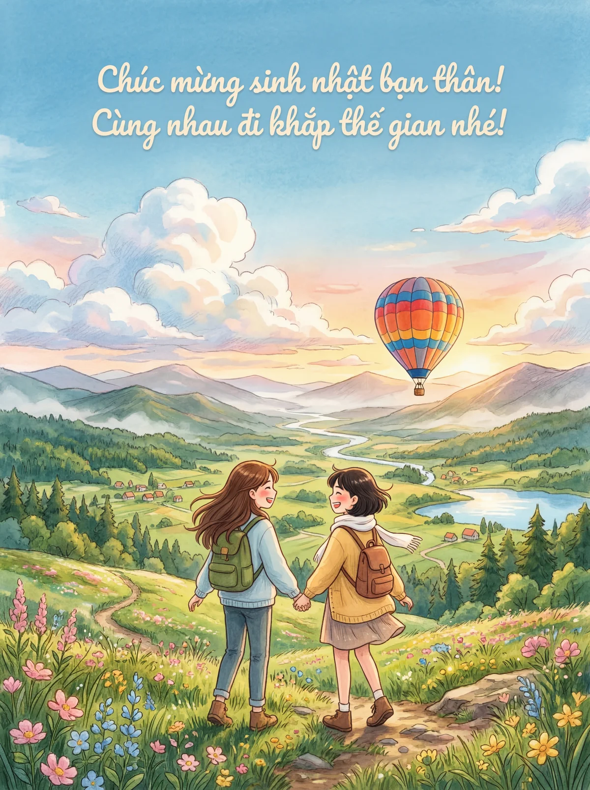 Chúc mừng sinh nhật bạn thân