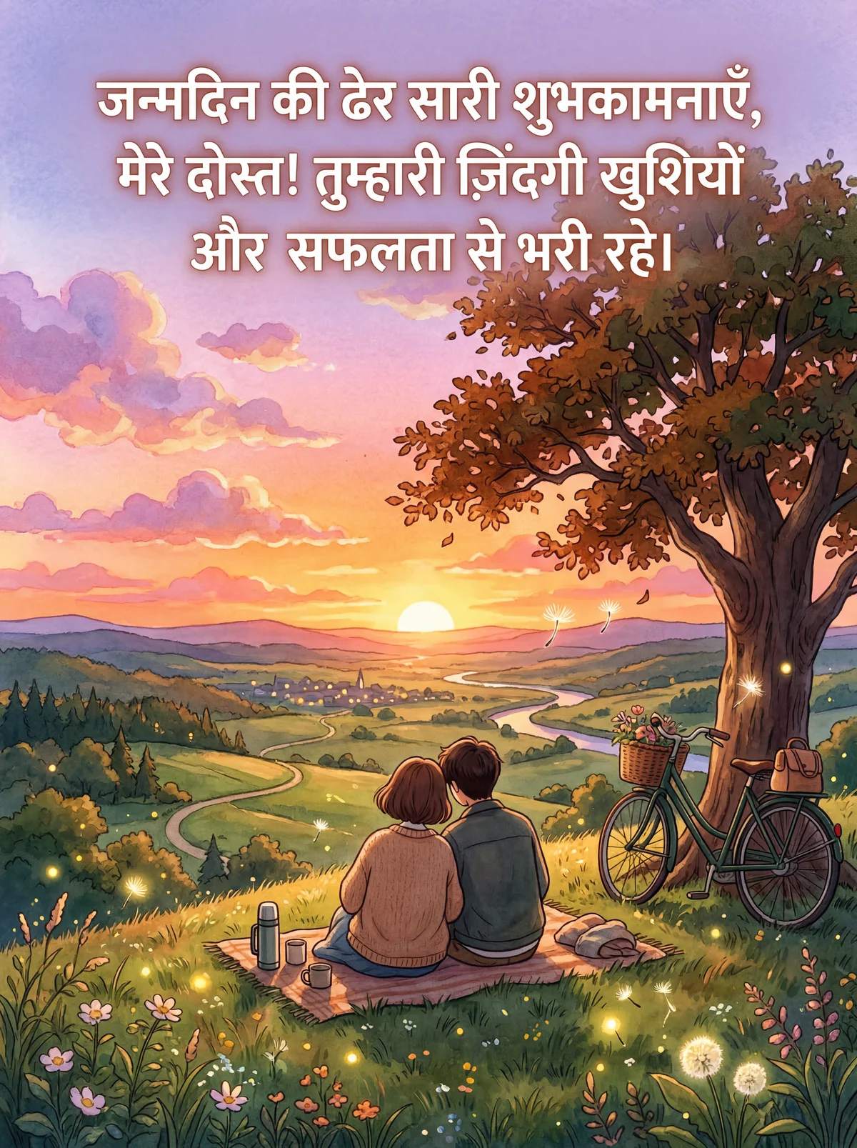 दोस्त को जन्मदिन की शुभकामनाएँ