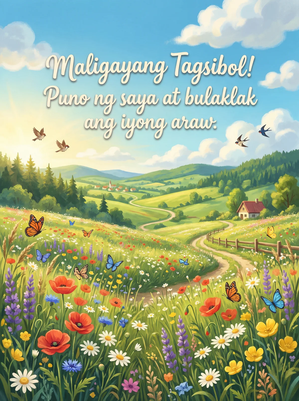 tl printemps joie et flori bon jour