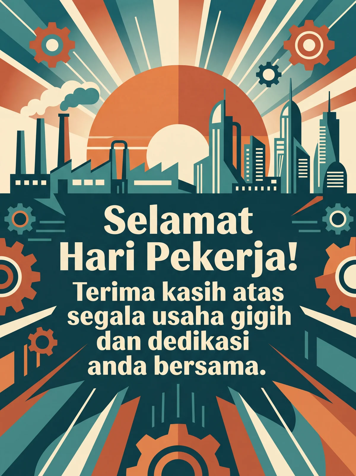 Ucapan Hari Pekerja untuk rakan sekerja