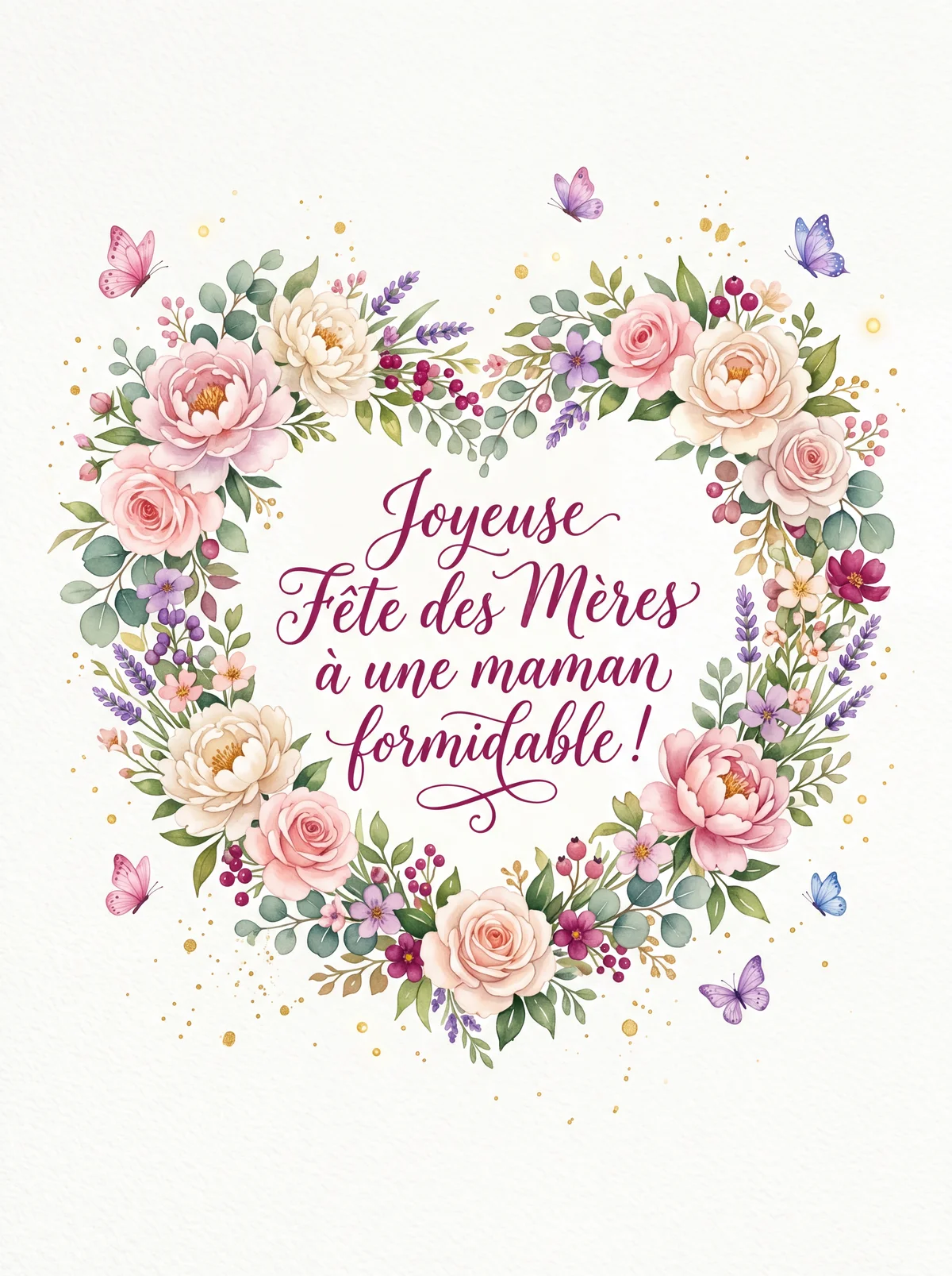 Joyeuse Fête des Mères à une maman formidable !