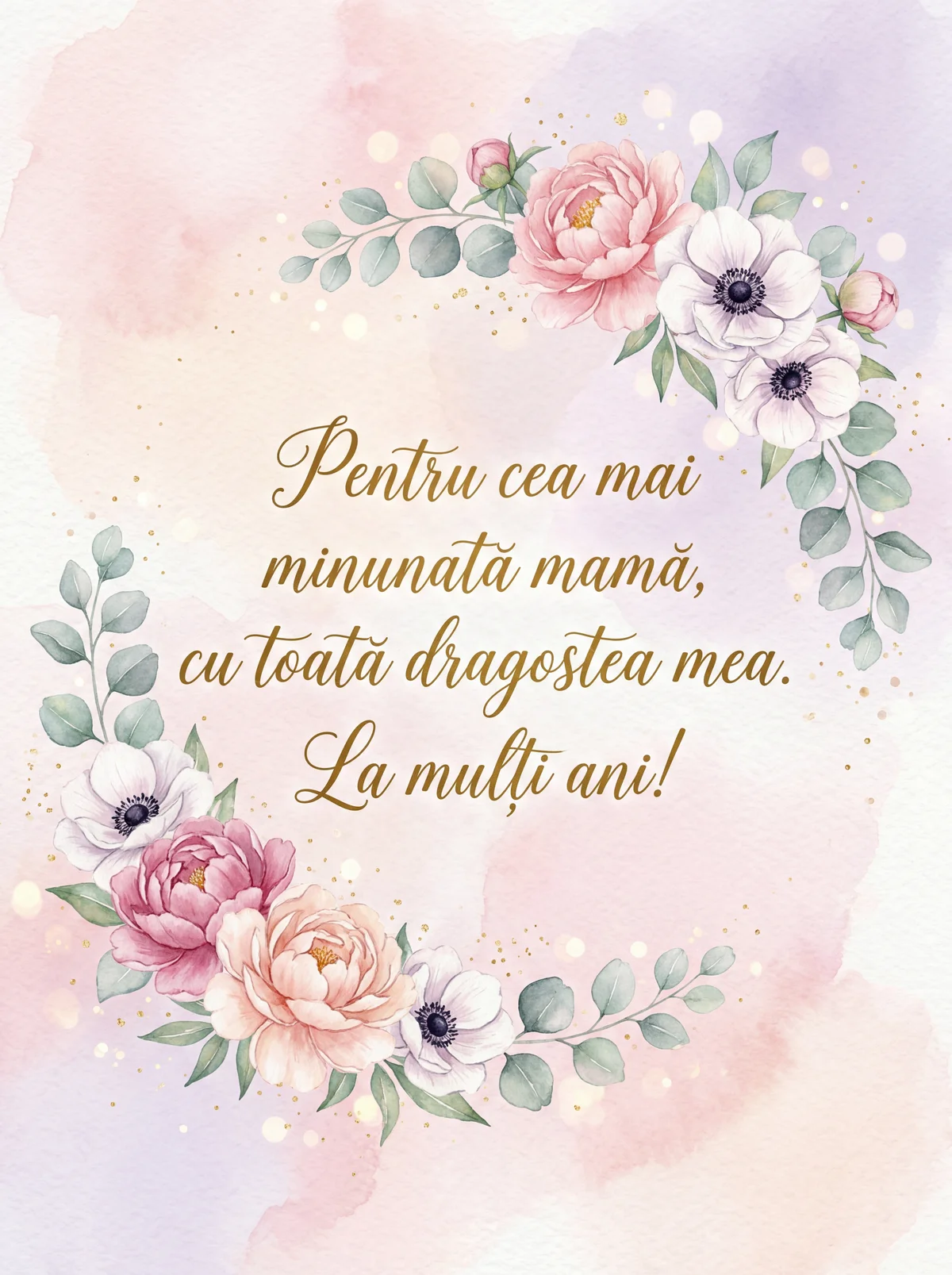 mesaj de Ziua Mamei pentru o mamă minunată