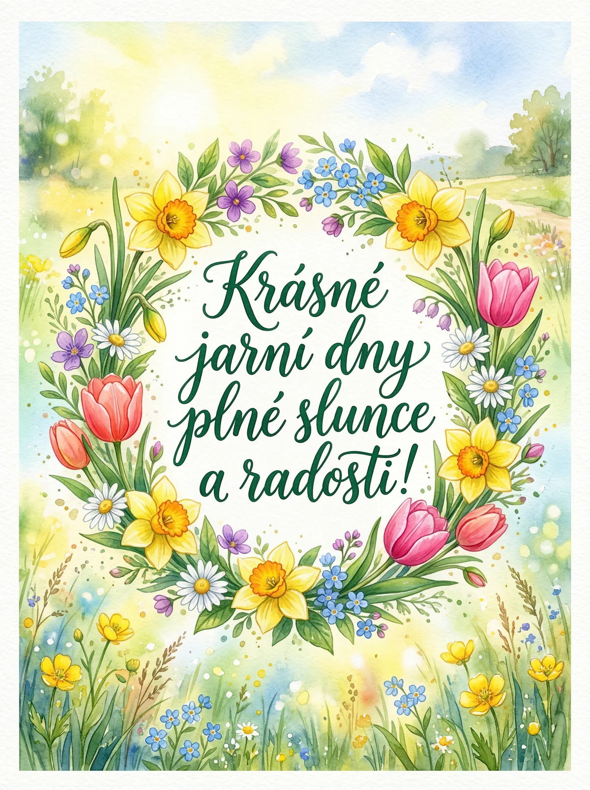 Jarní pozdravy pro dobrou náladu
