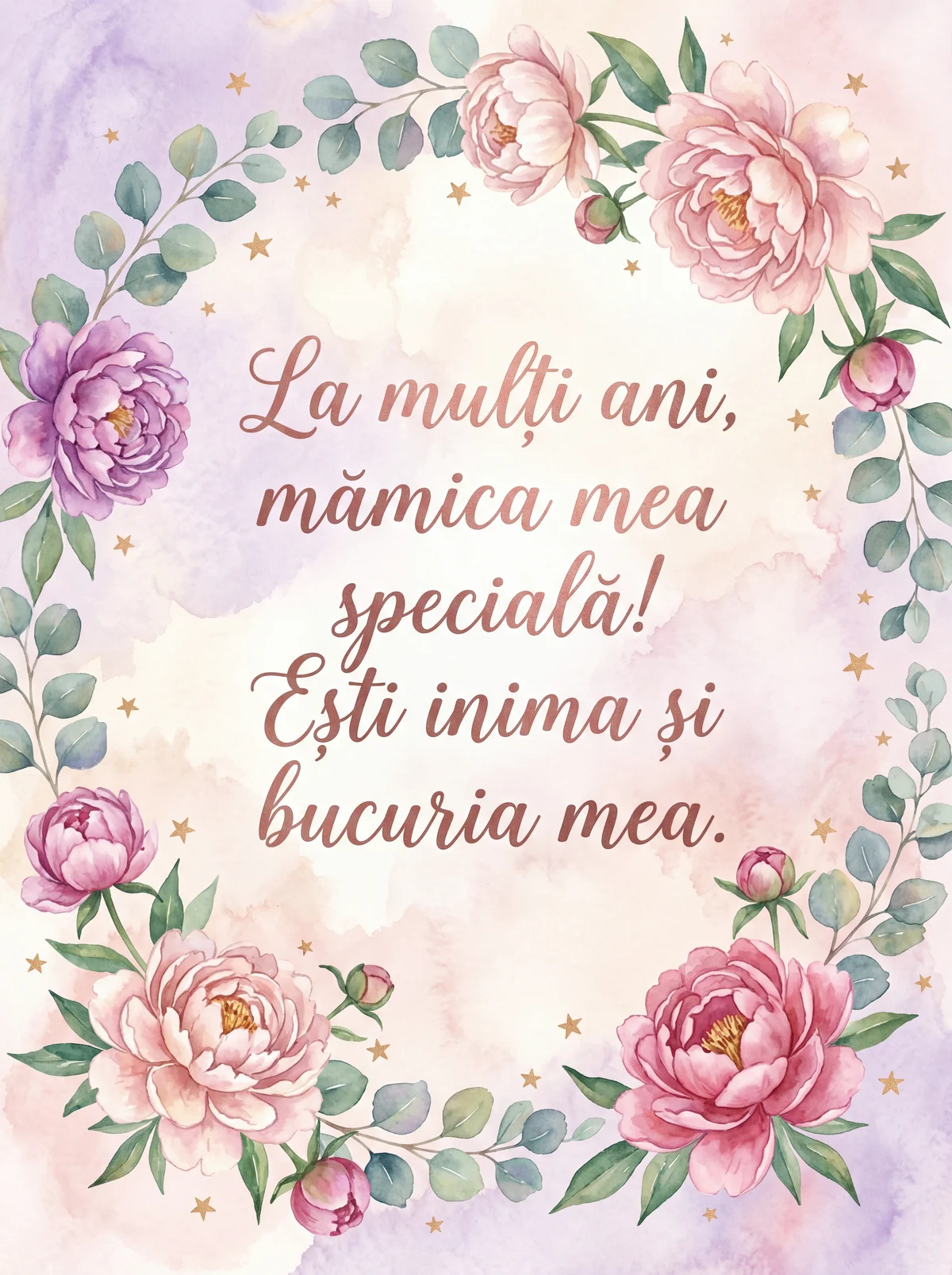 Urări de Ziua Mamei pentru o mamă specială