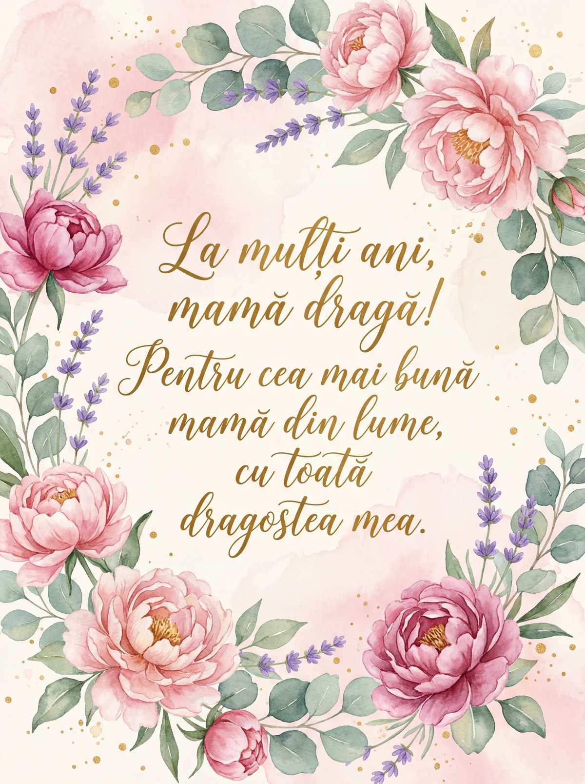 Felicitări de Ziua Mamei pentru cea mai bună mamă!