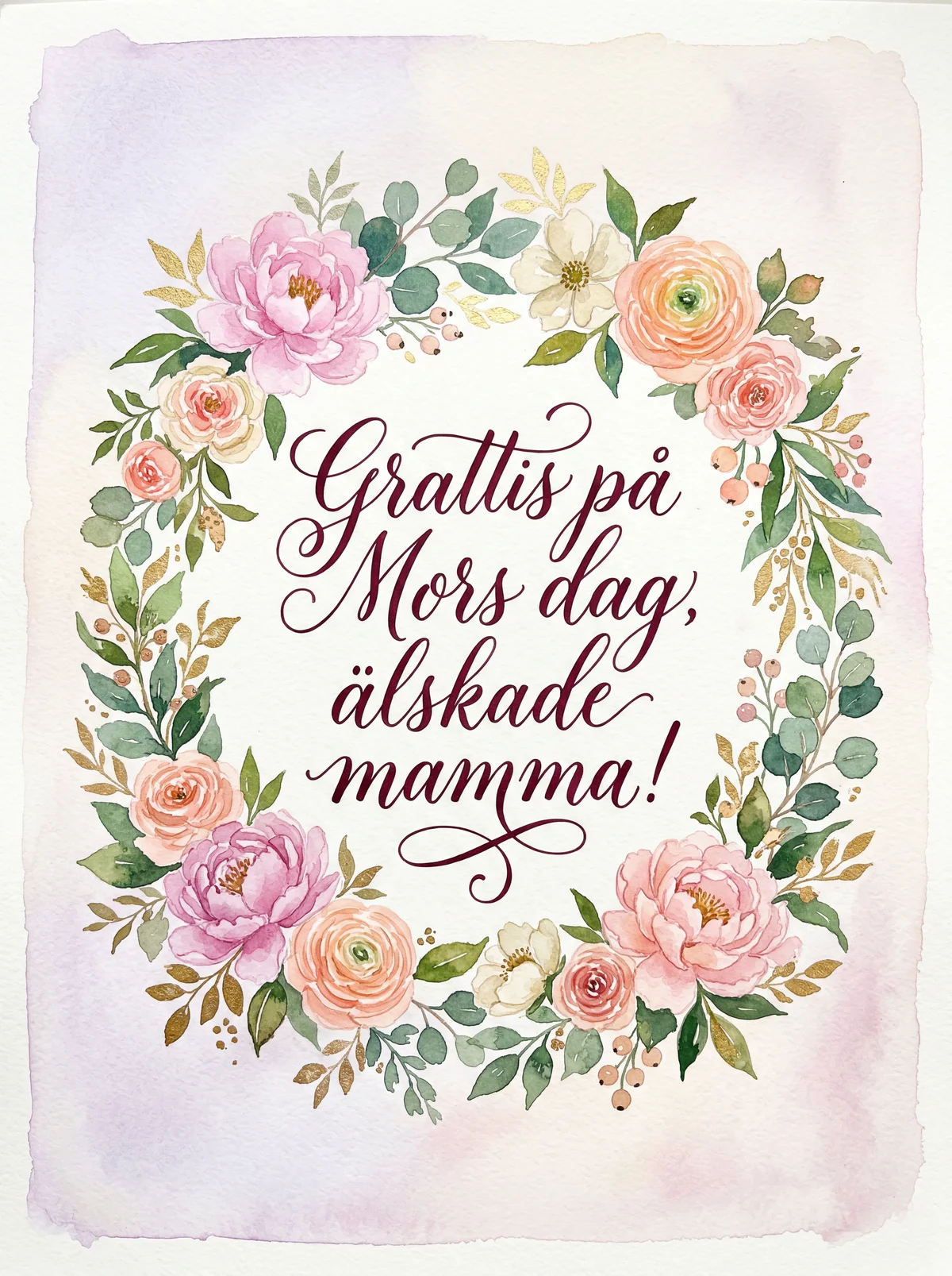Grattis på Mors dag, älskade mamma!