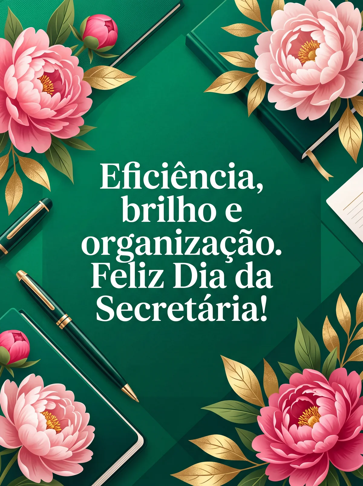 Mensagem especial para o Dia da Secretária