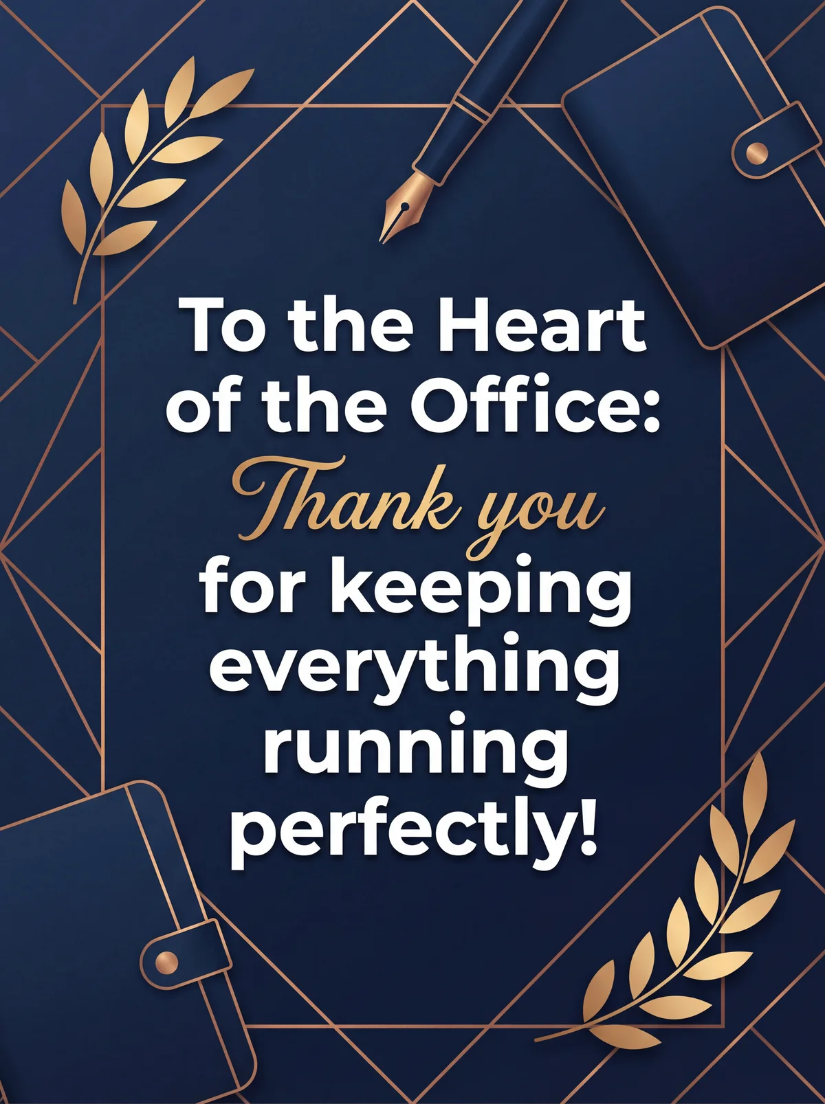 thank you card for a fantastic administrative assistant