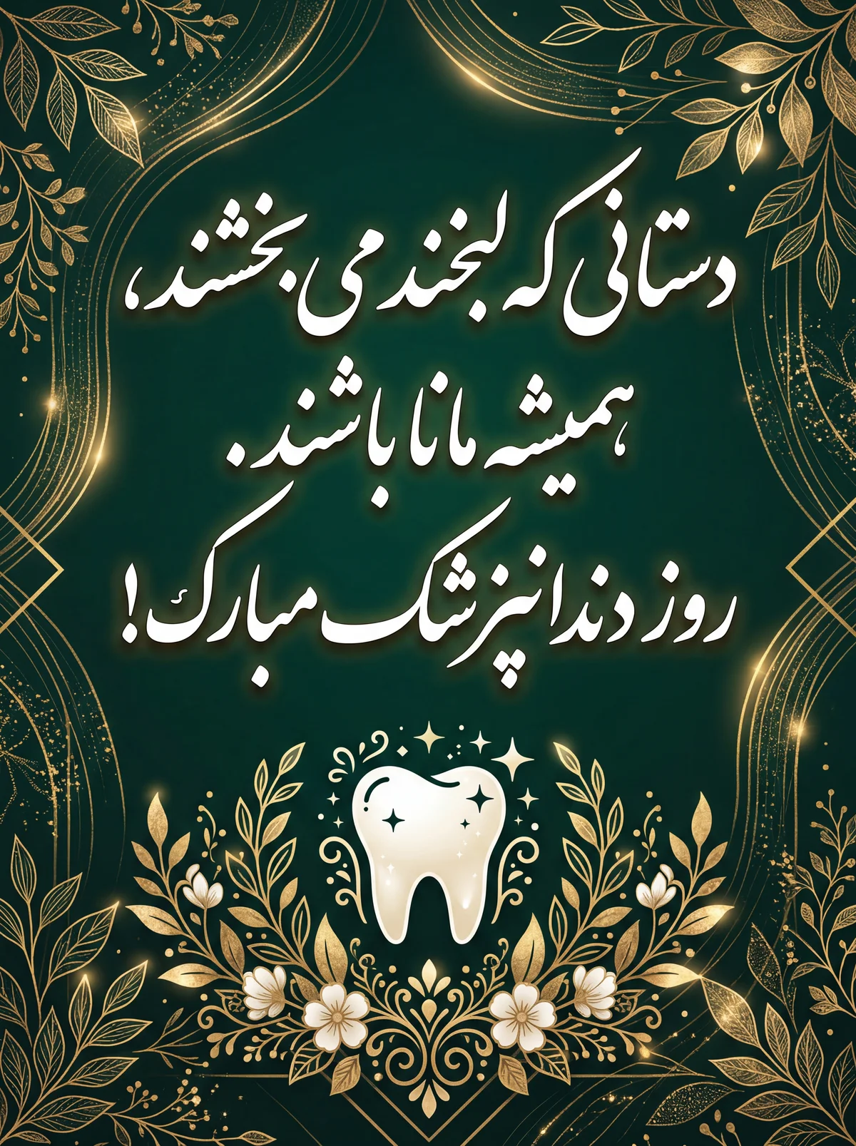 تبریک روز دندانپزشک به یک دندانپزشک عزیز