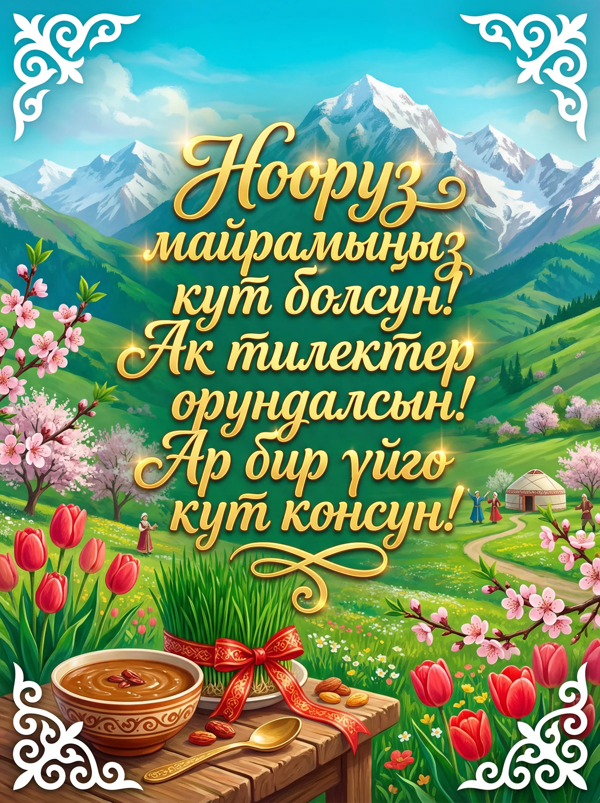 Нооруз майрамыңыз кут болсун!