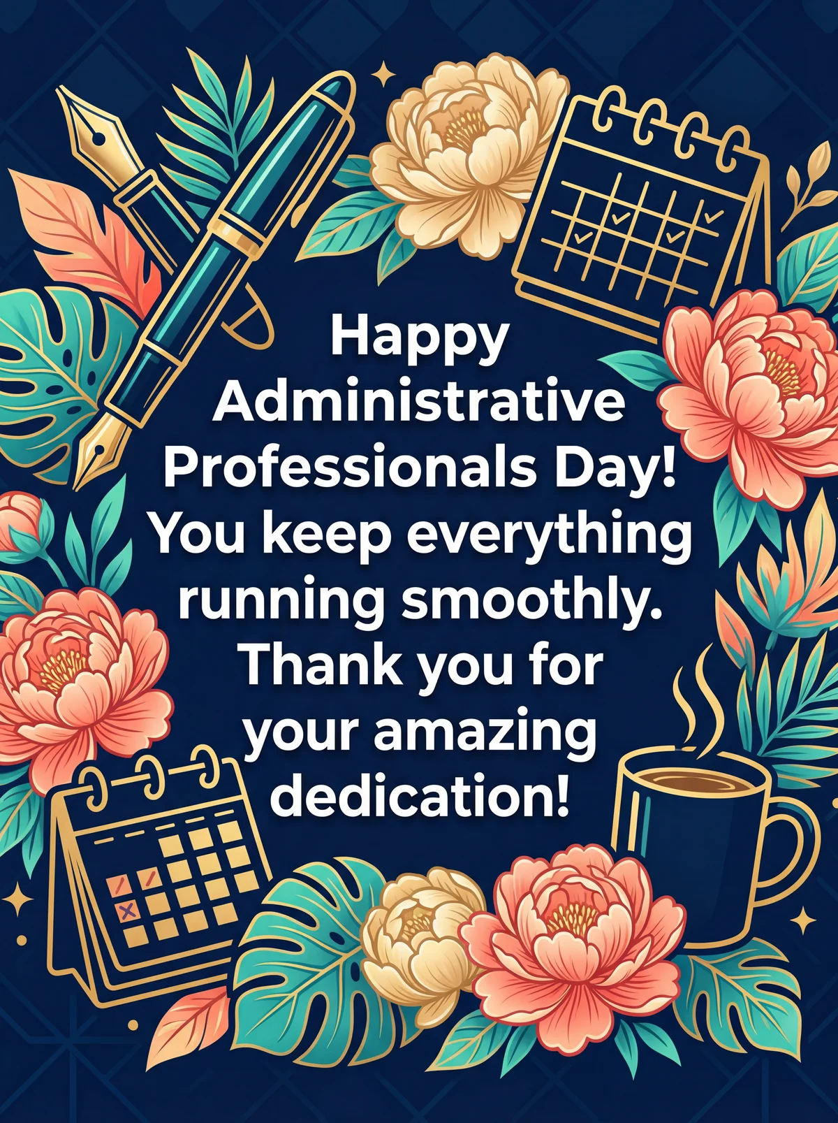 Happy Administrative Professionals Day message