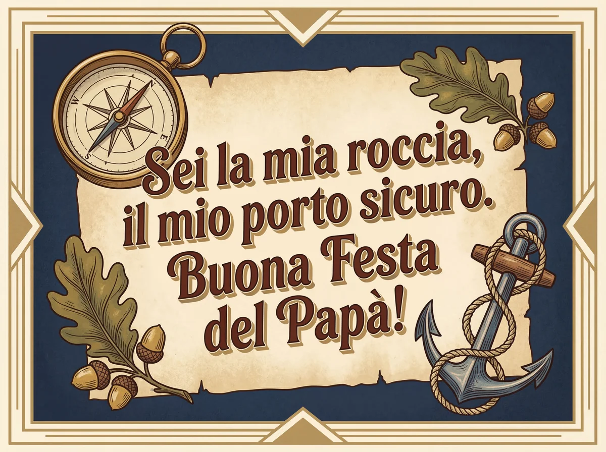 Messaggio di auguri per la Festa del Papà