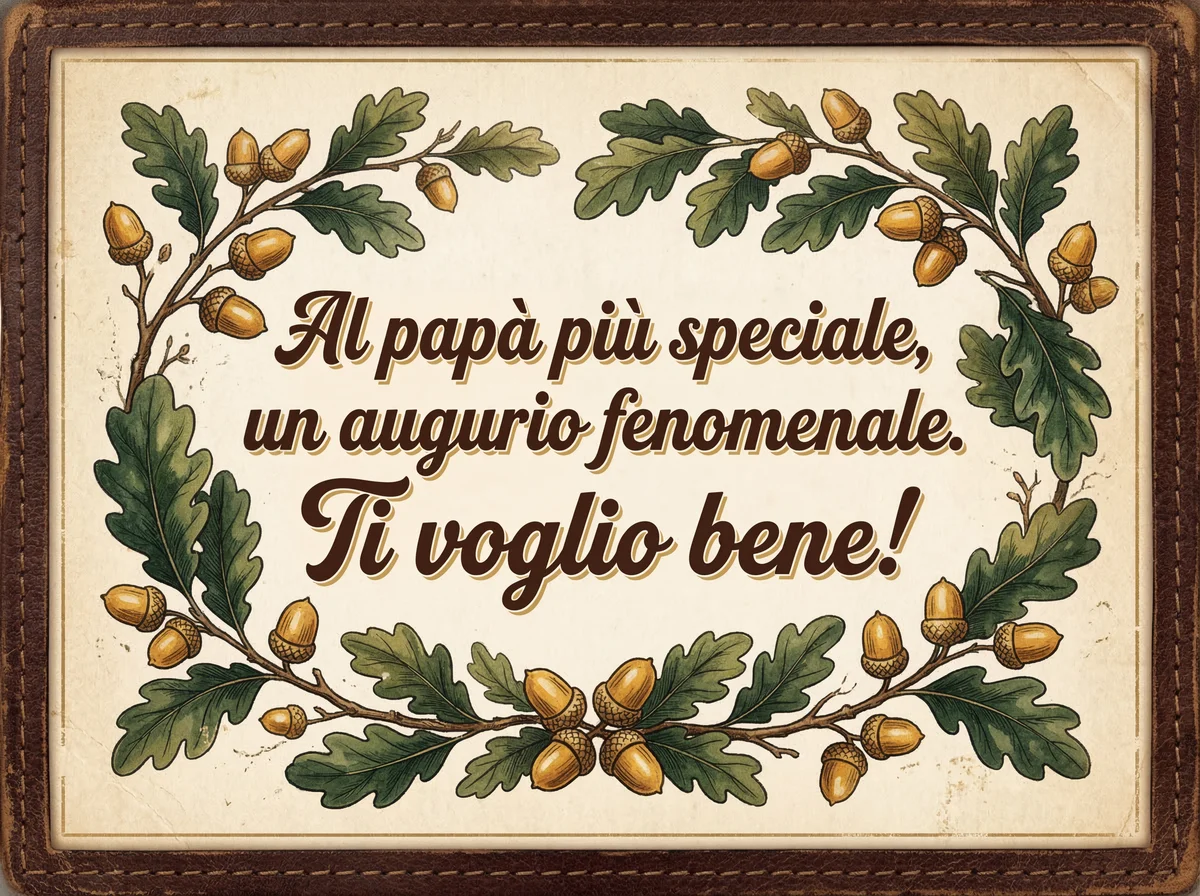 Auguri al papà più speciale per la Festa del Papà!