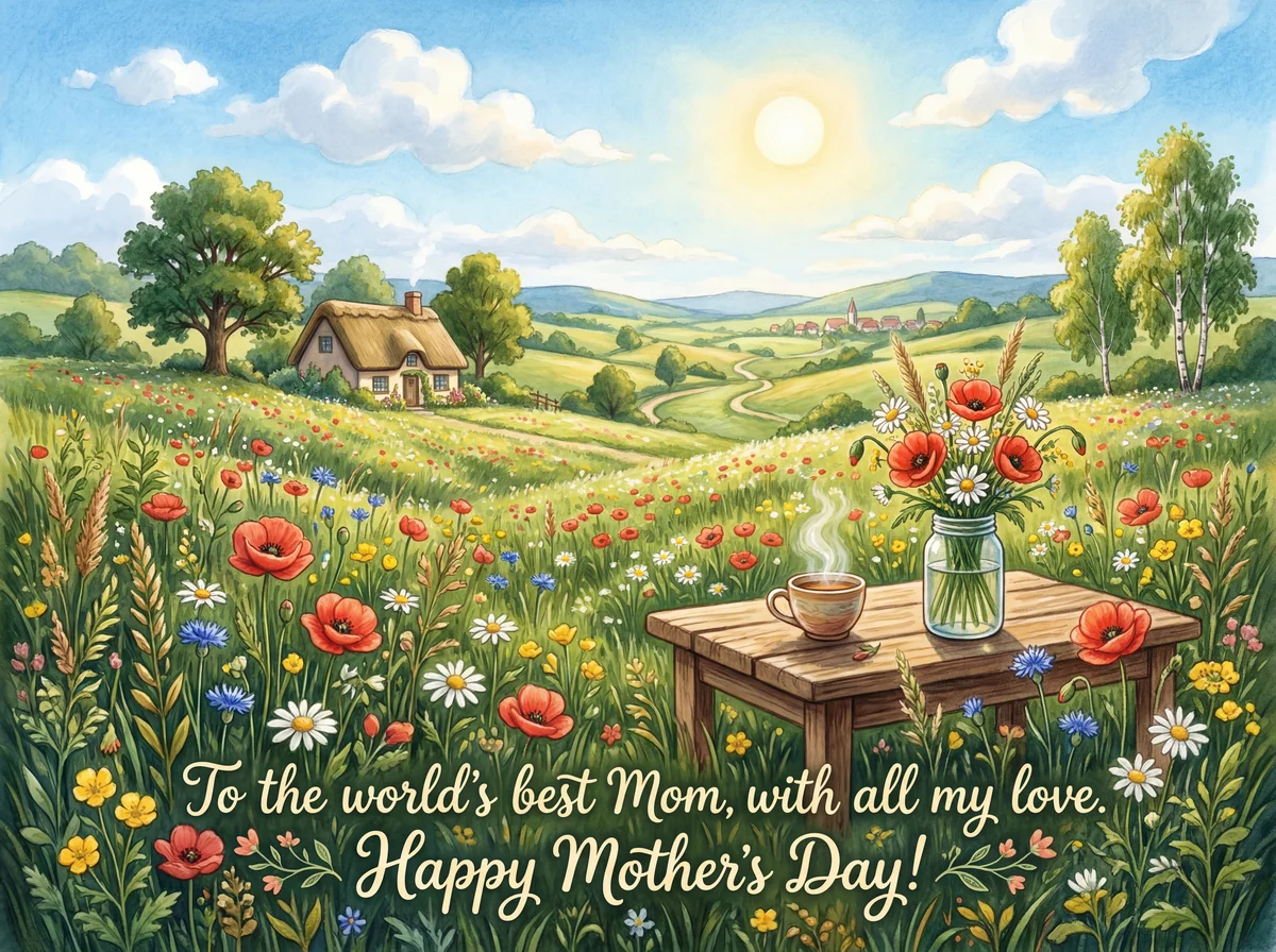 Happy Mother's Day card for mom
