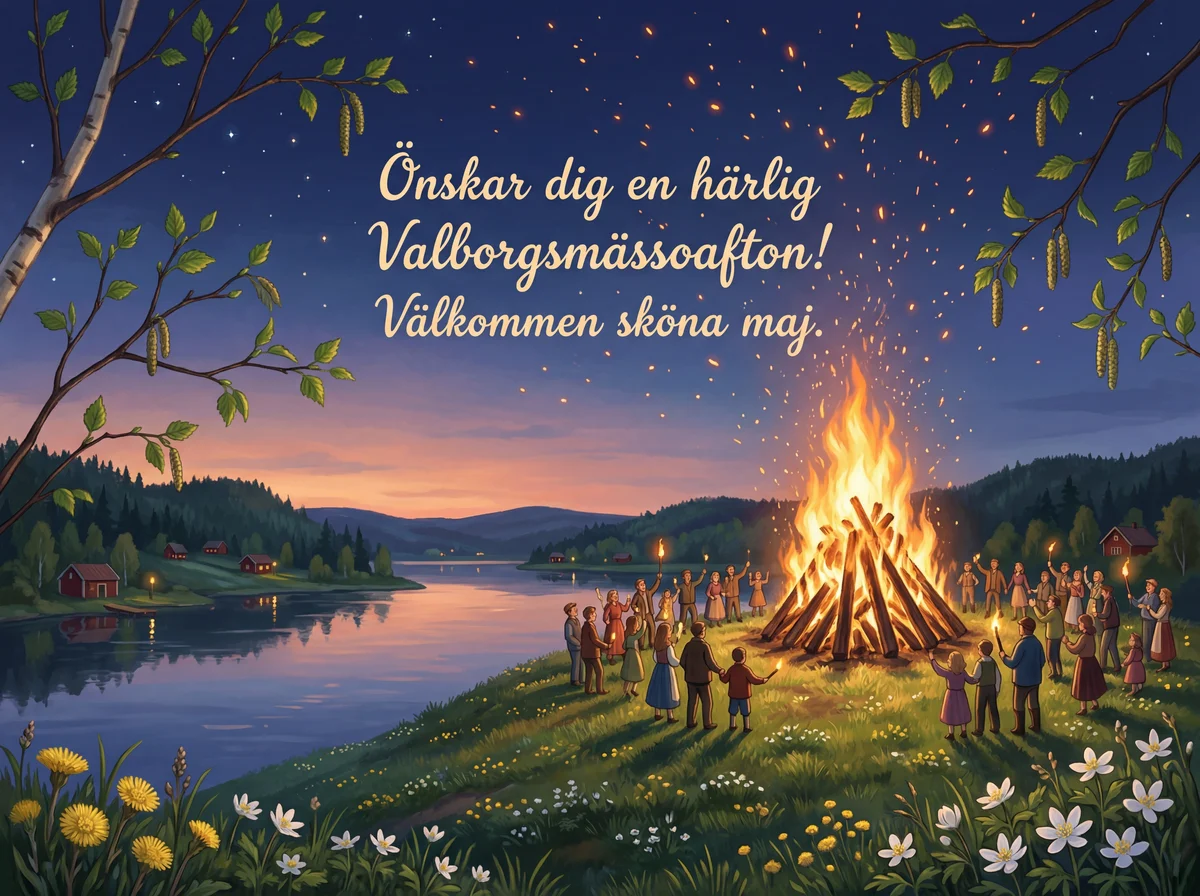 Önskar dig en härlig Valborgsmässoafton!