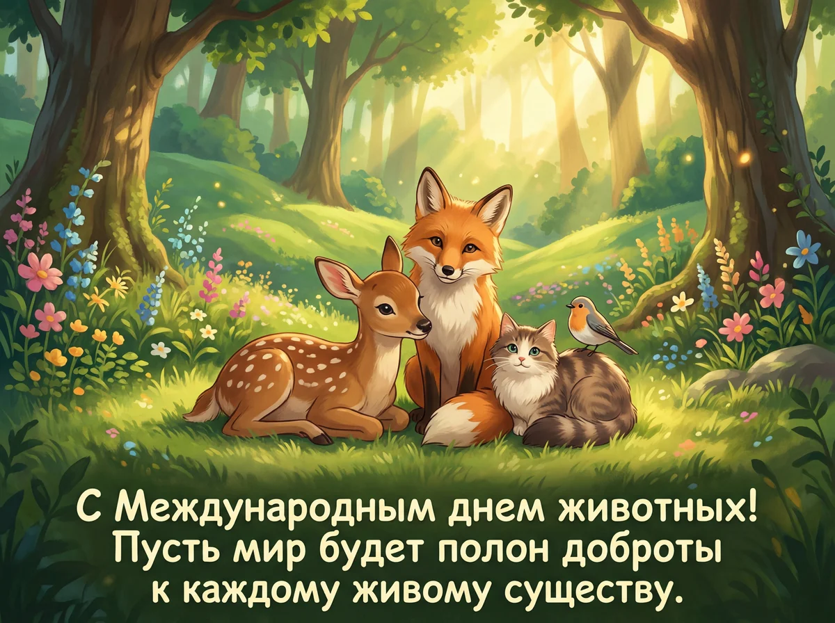 Поздравление с Международным днем домашних животных