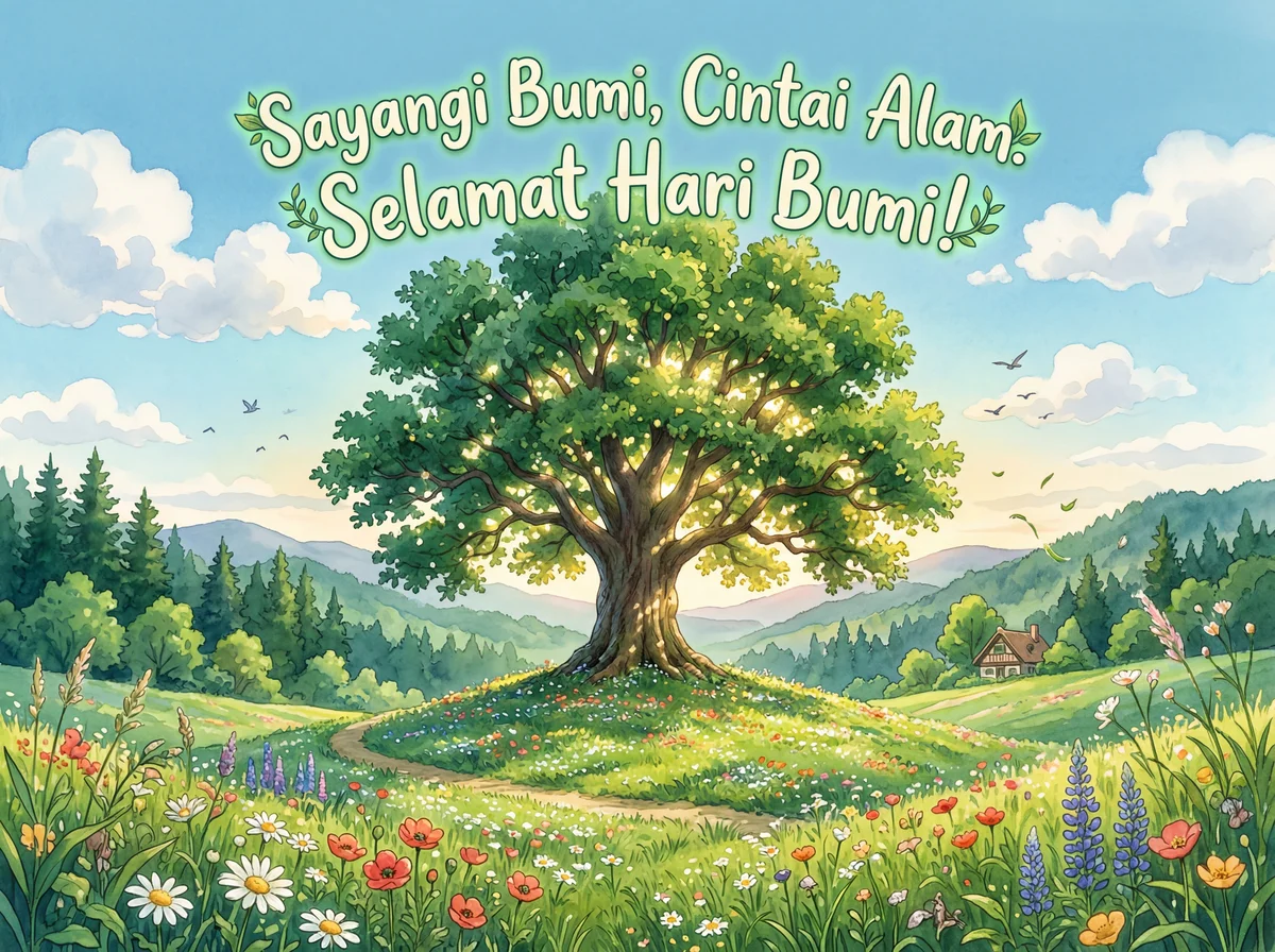 Ucapan Hari Bumi untuk semua pecinta alam