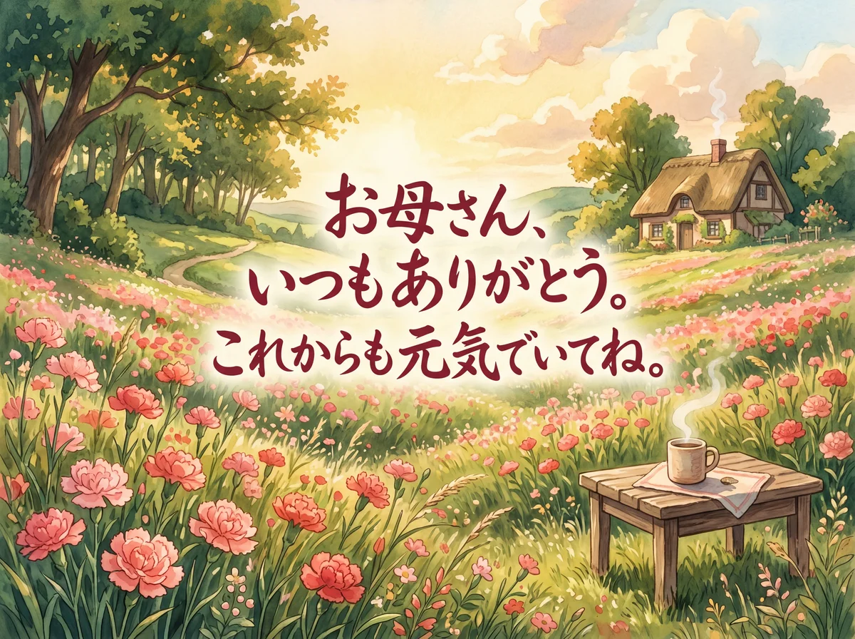 母の日のお祝いメッセージ