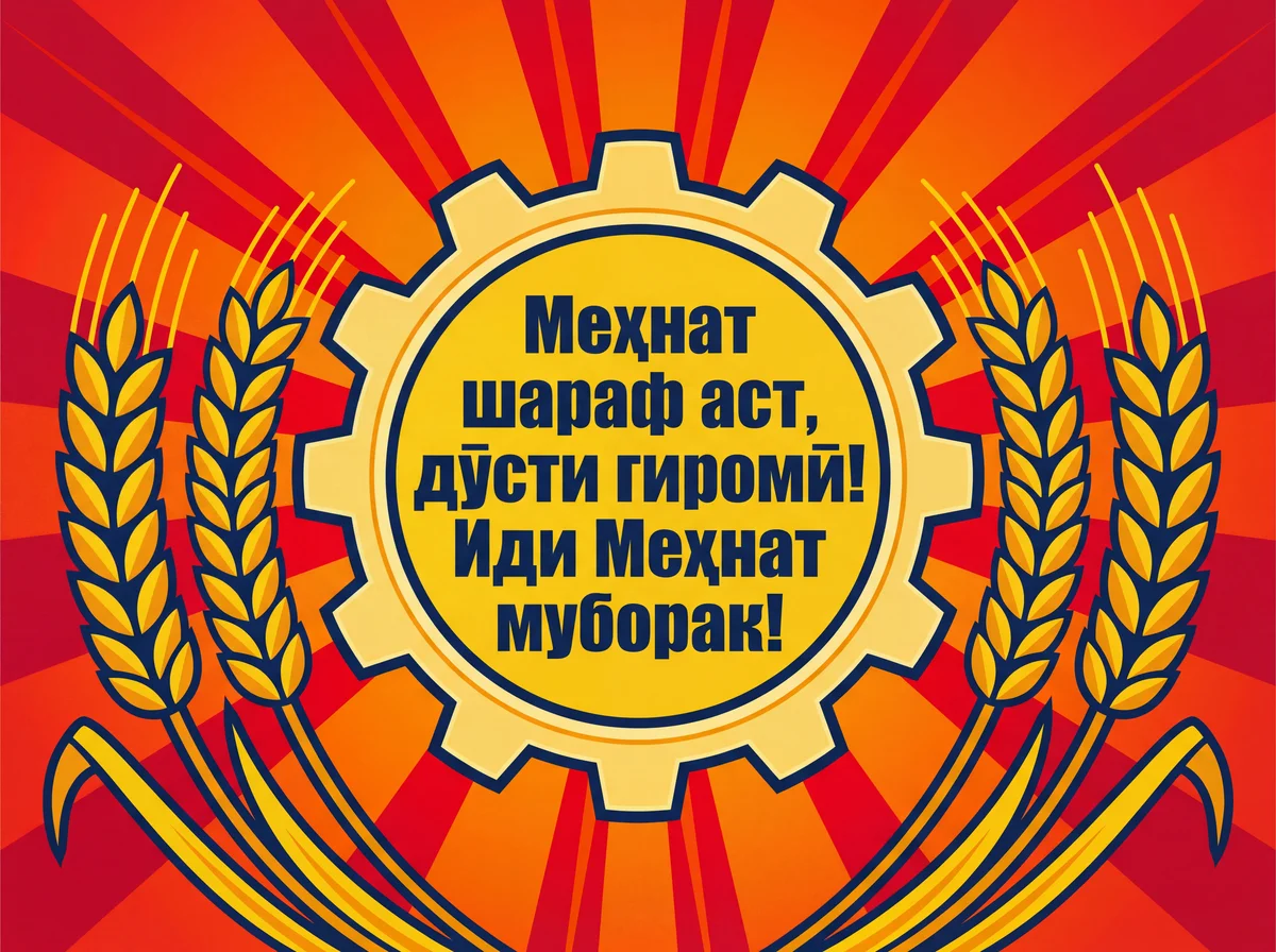 Табрикоти Рӯзи Меҳнат барои ҳамкор