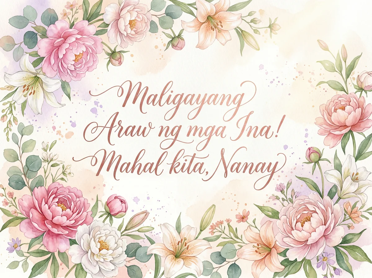 pagbati sa Araw ng mga Ina para sa aking pinakamamahal na na...