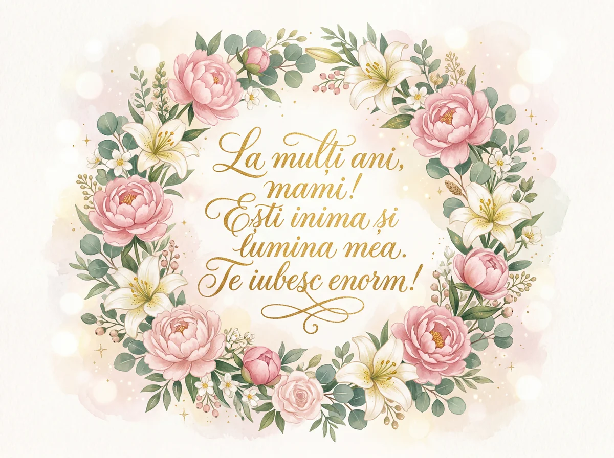 Felicitare Ziua Mamei pentru mama mea dragă