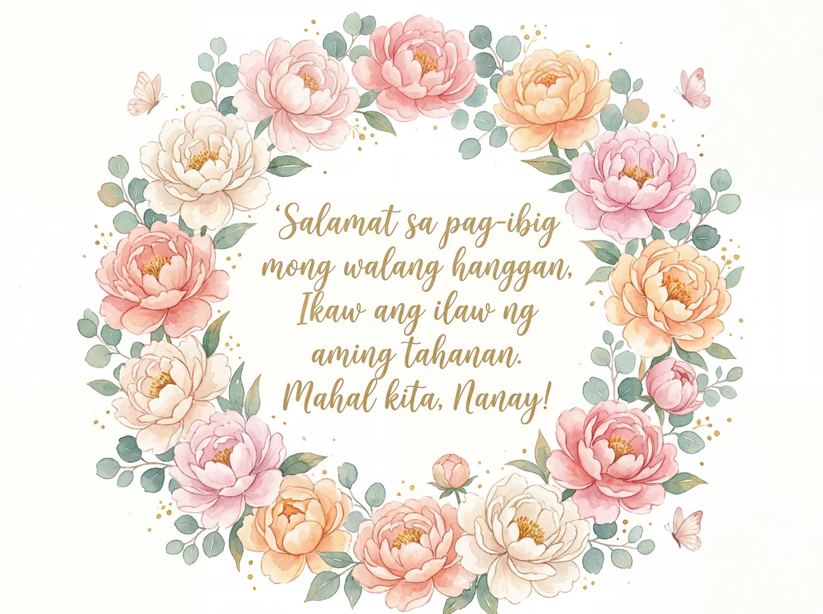 Pagbati sa Araw ng mga Ina para kay Nanay