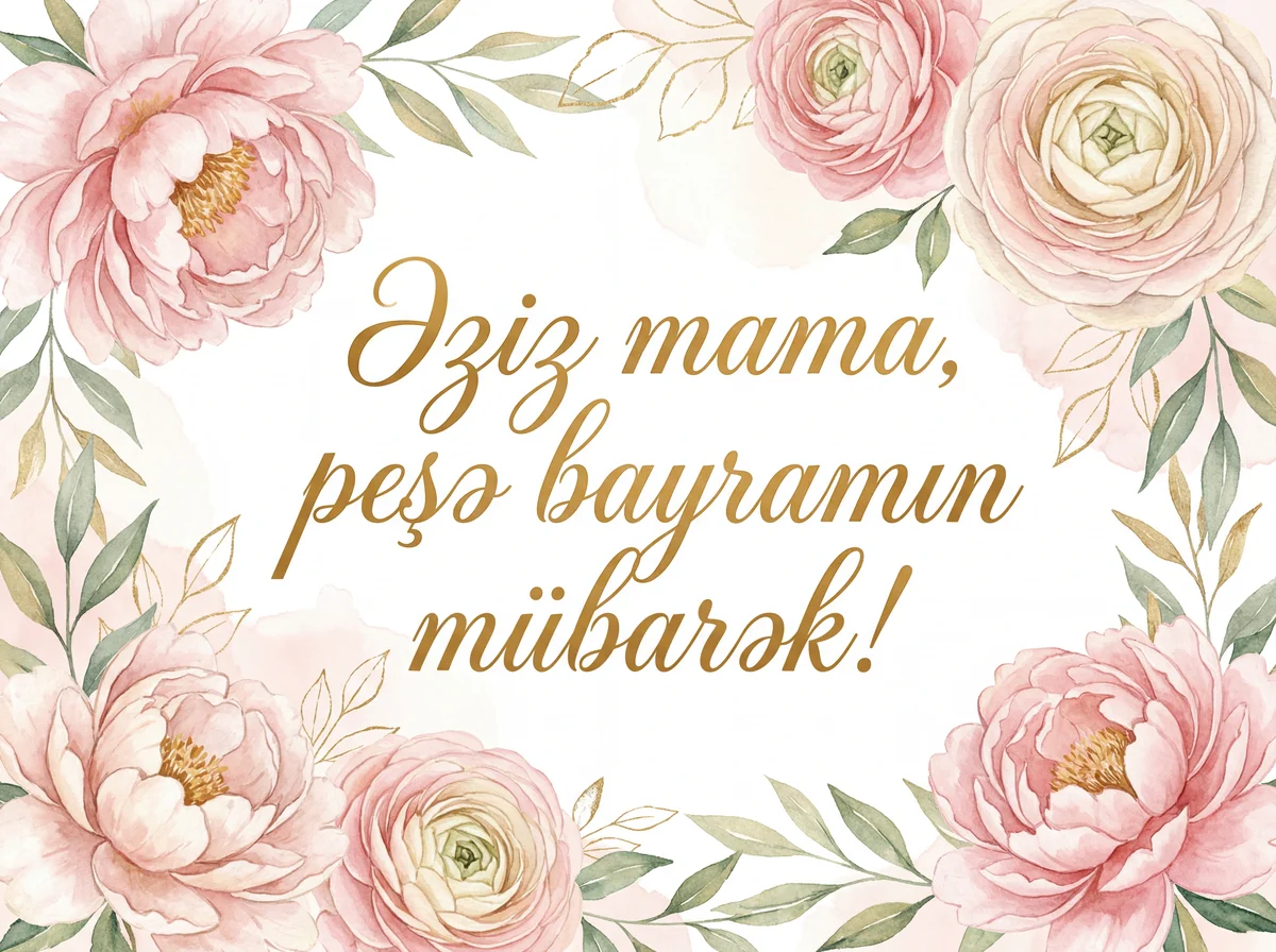 Əziz mama, peşə bayramınız mübarək olsun!