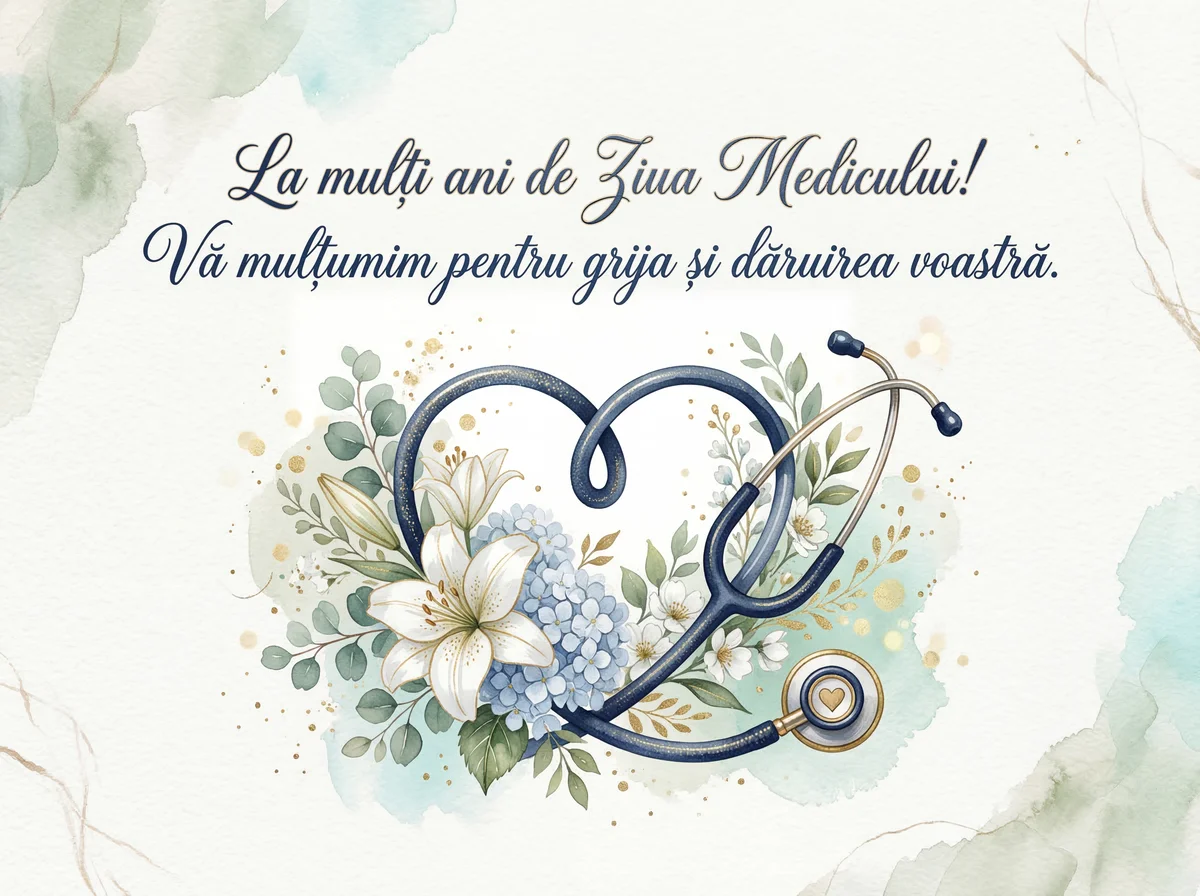 Felicitare pentru Ziua Medicului