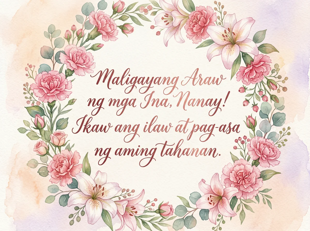 Pagbati para kay Nanay sa Araw ng mga Ina