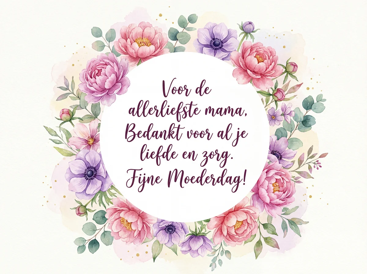 Moederdag wensen voor de liefste mama