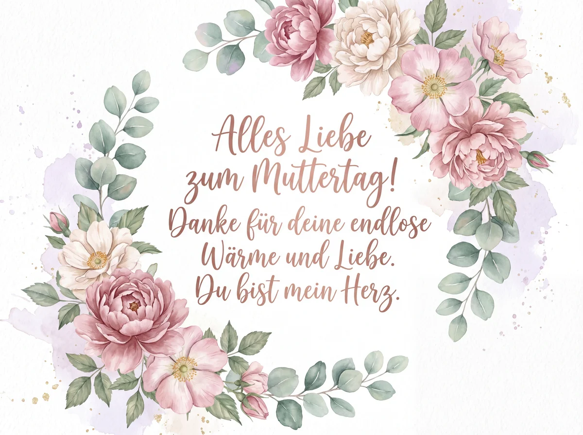 Muttertagskarte für die liebste Mama