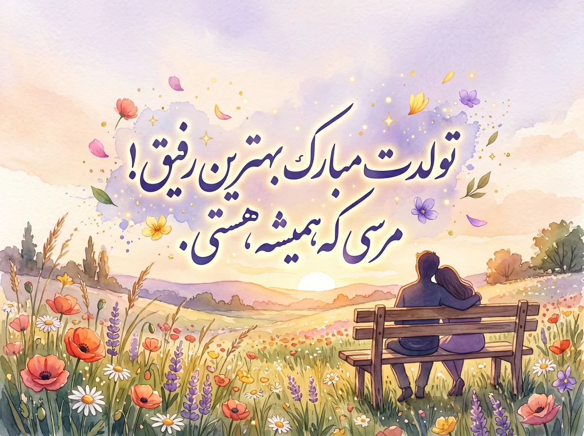 تبریک تولد برای بهترین دوست