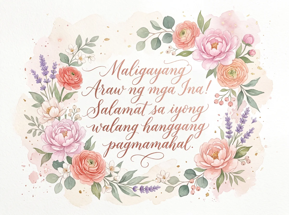 Greeting card for Mom on Mother's Day