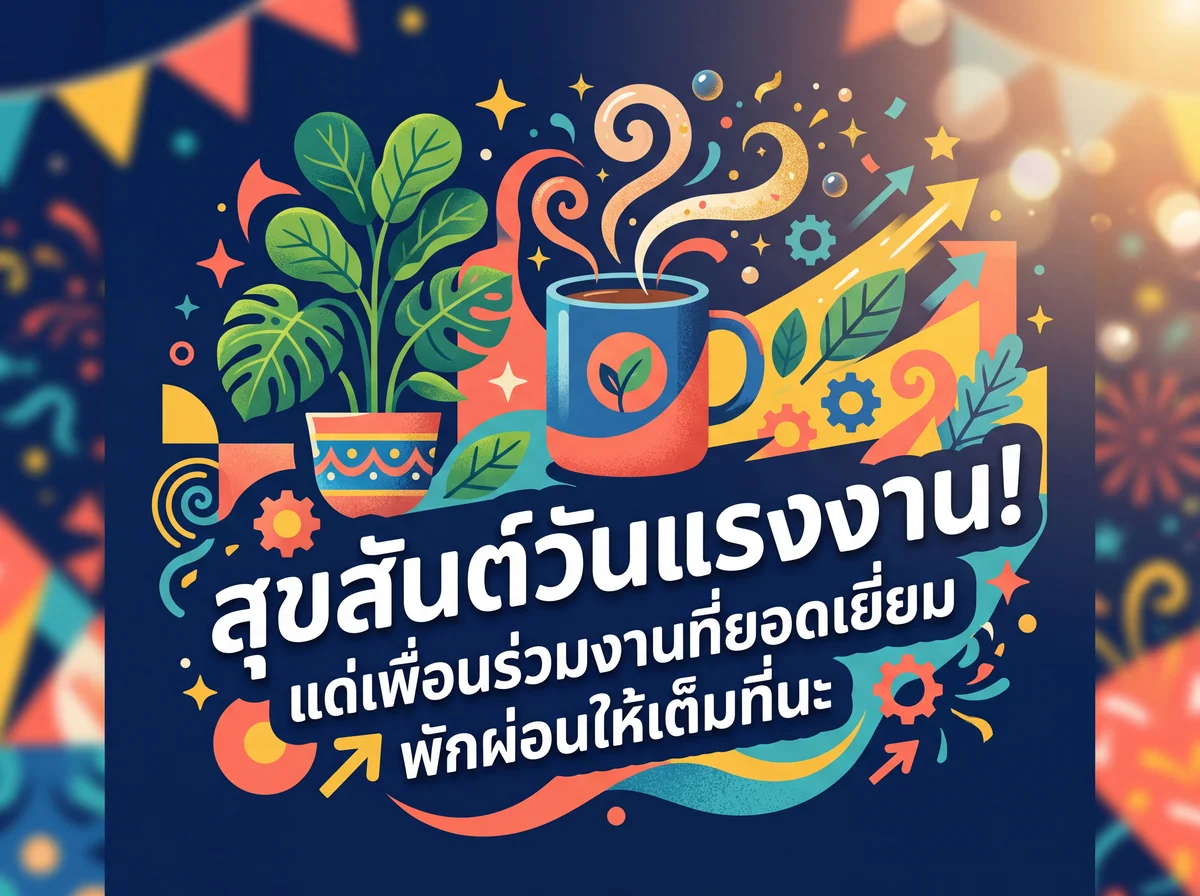 คำอวยพรวันแรงงานสำหรับเพื่อนร่วมงานที่ขยันขันแข็ง