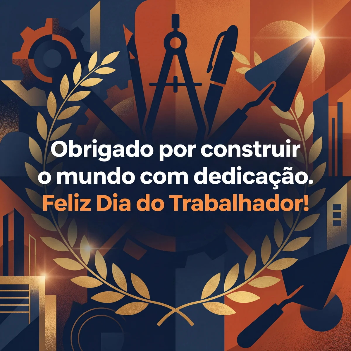Mensagem de agradecimento para o Dia do Trabalhador.