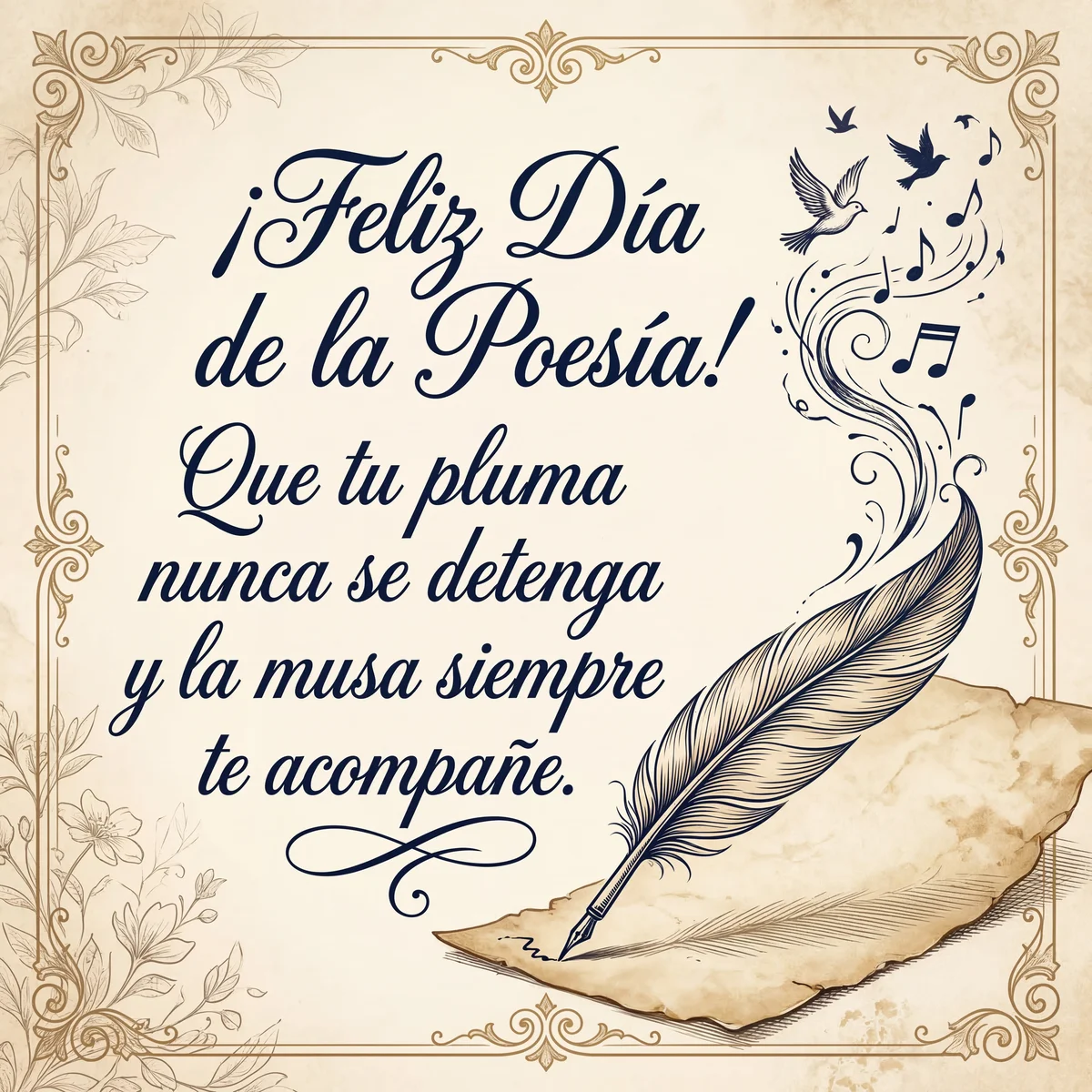 Feliz Día Mundial de la Poesía a mi poeta favorito, ¡que la ...