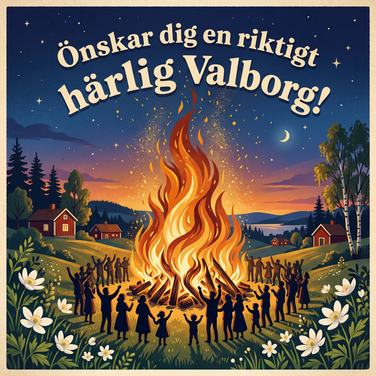 Önskar dig en riktigt härlig Valborg!